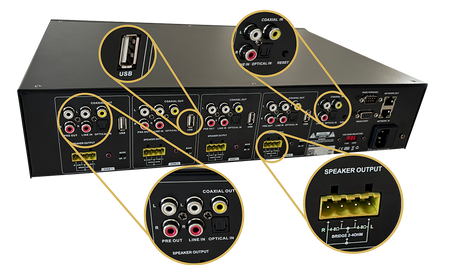 Wzmacniacz streamingowy Extreme 400-R do wielostrefowych systemów audio